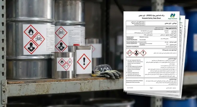 نمادهای ایمنی و برگه MSDS حلال های صنعتی