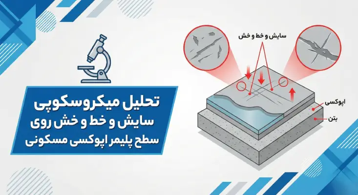 تحلیل میکروسکوپی سایش و خط و خش روی سطح پلیمر اپوکسی مسکونی